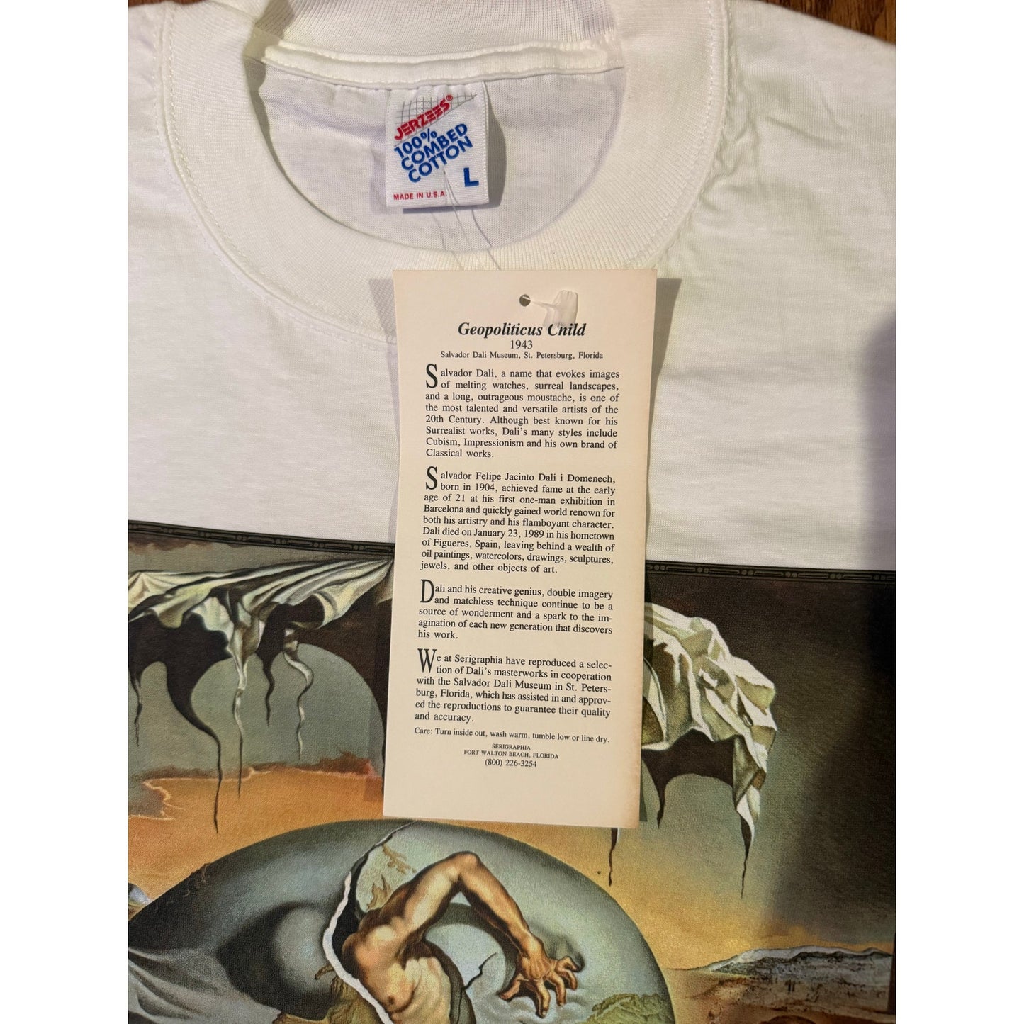 Vintage Salvador Dalí Geopoliticus Child Serigraphia Art