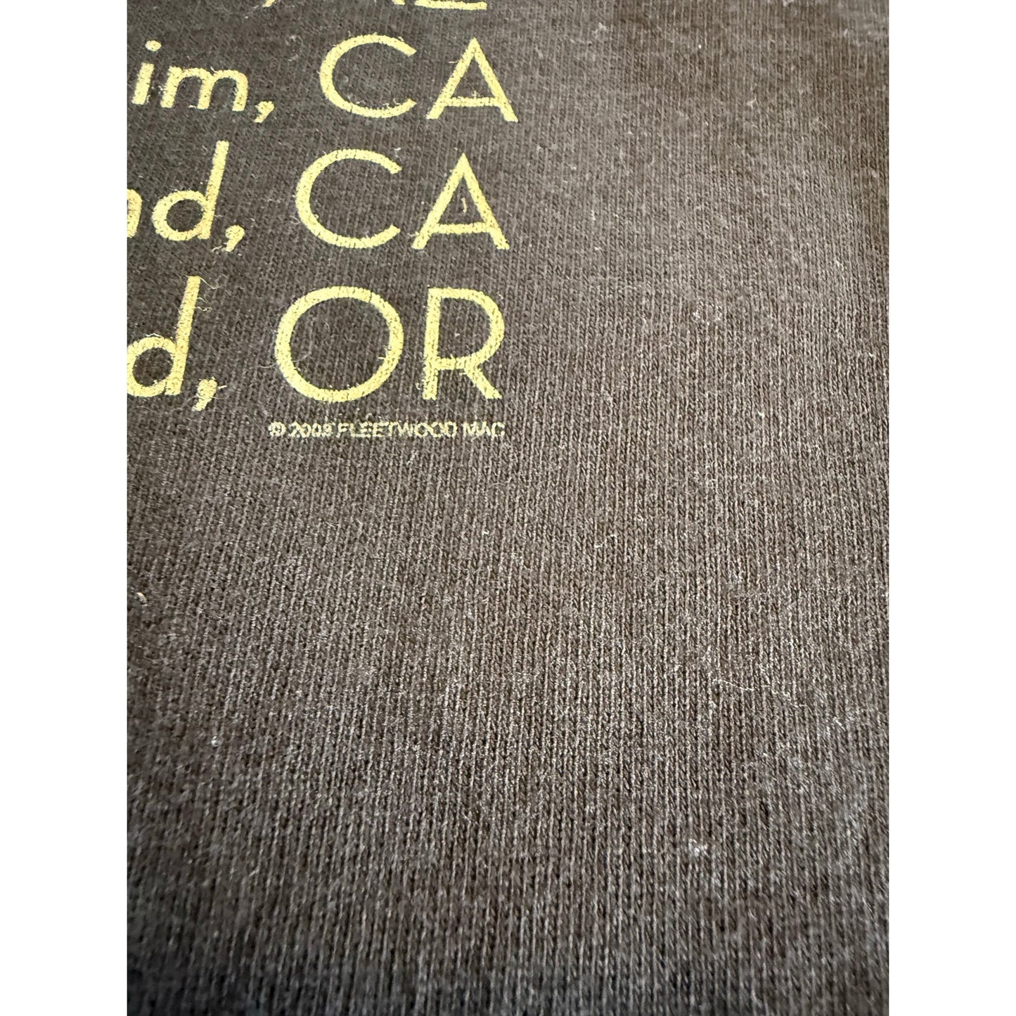 2003 Fleetwood Mac World Tour Size 2XL