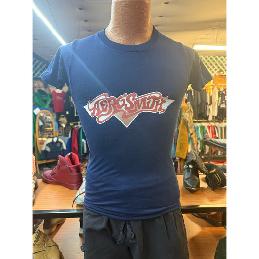 True Vintage Aerosmith Blue and Red