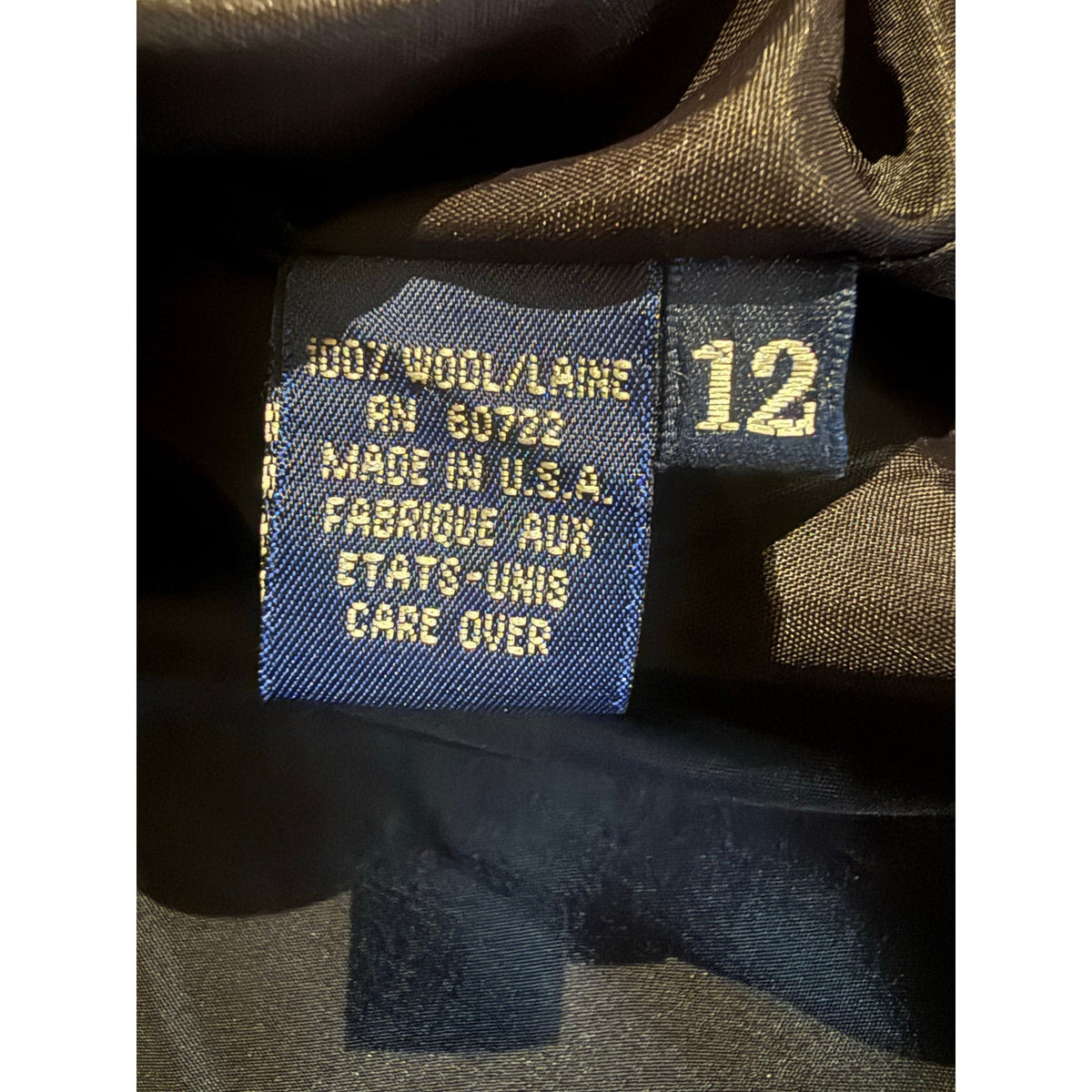 80s women's Burberrys wool crepe 2-piece pant suit size 12