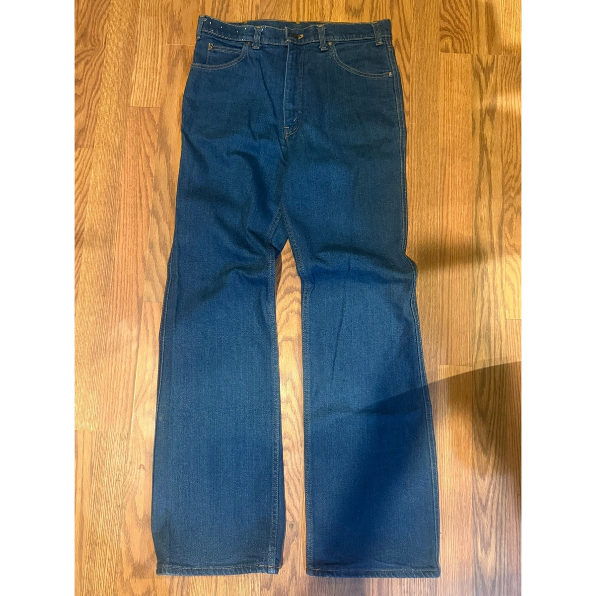 1982 Levi Saddleman movin on orange tab jeans 32x34