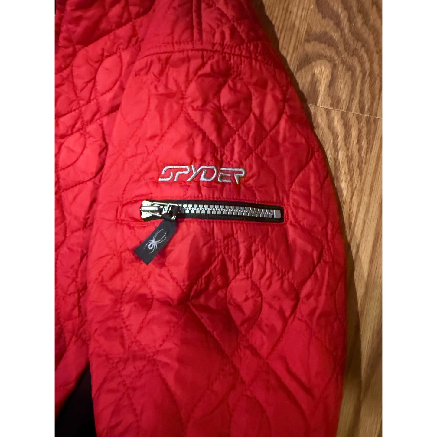 Spyder Red Quilted Insulated Jacket – Performance Outerwear