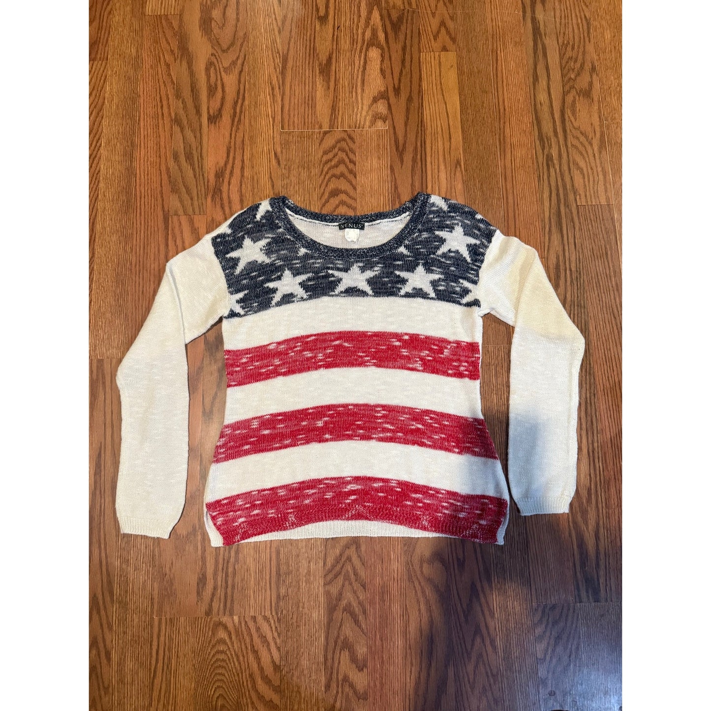 Venus Patriotic Sweater Size Medium