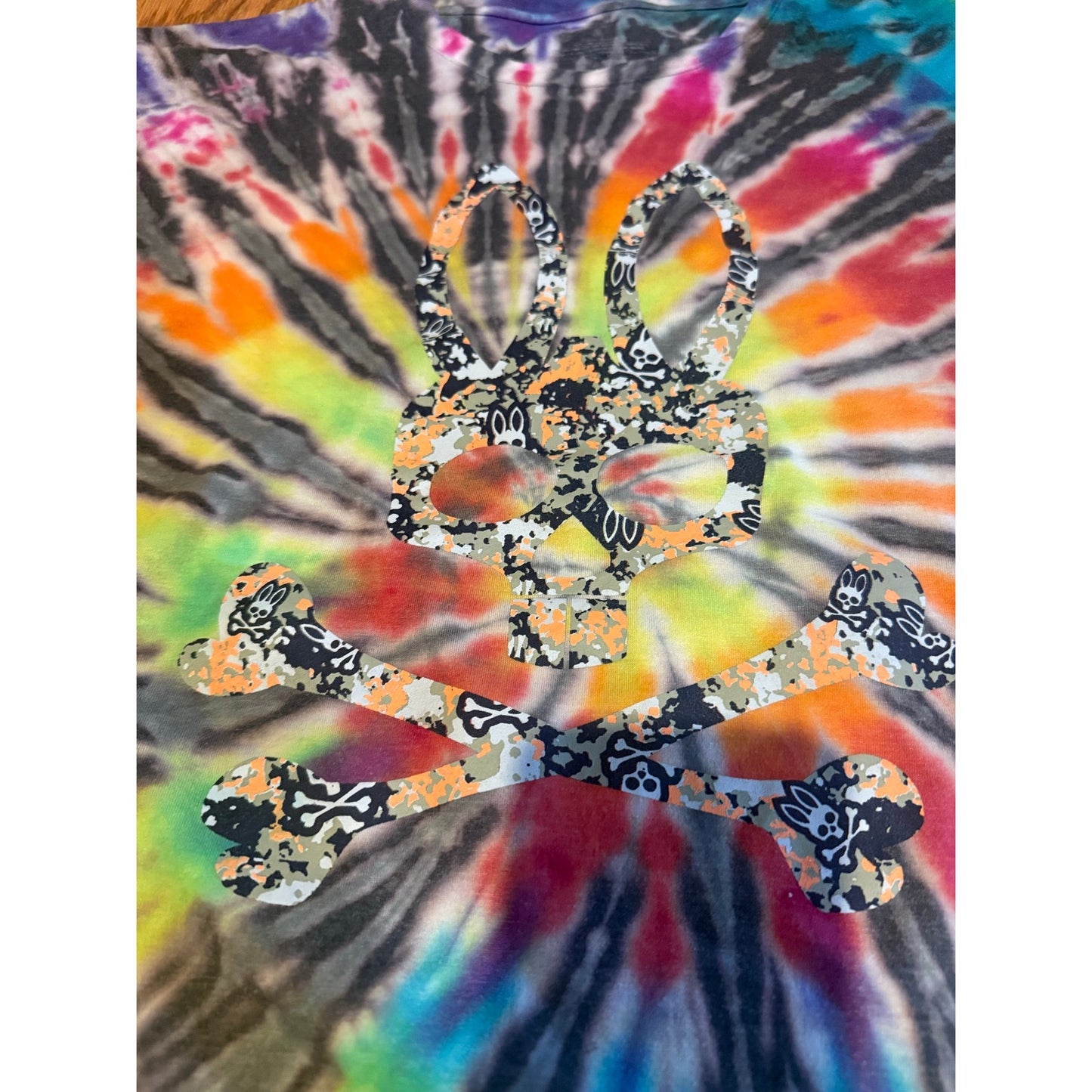 Psycho Bunny Tie Dye Graphic Size XL