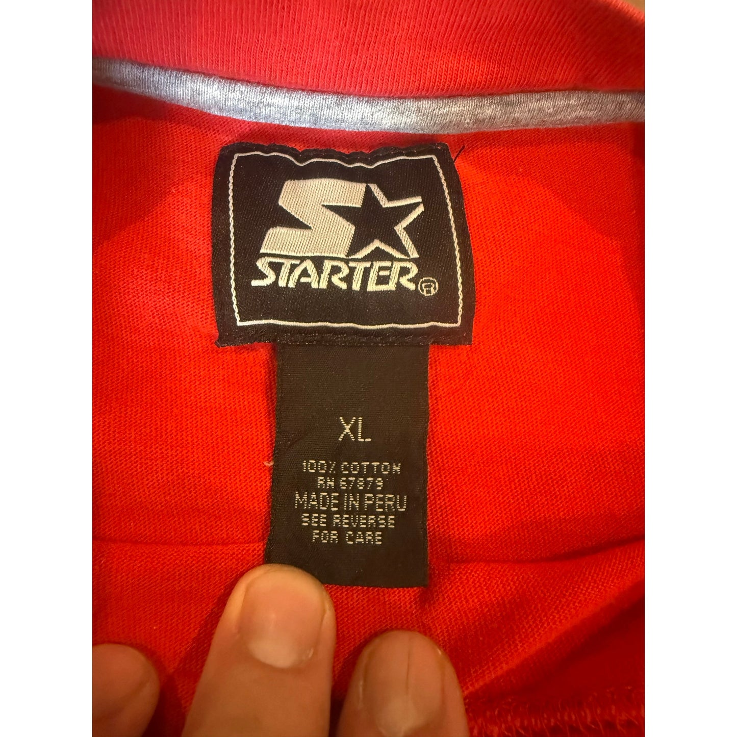 Red Starter Blank Size XL