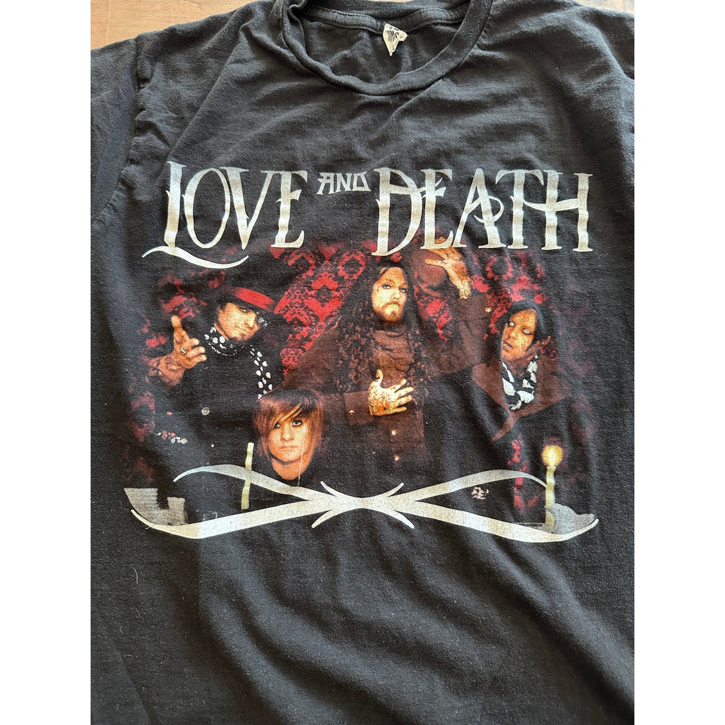 Vintage Love and Death Band Tee Size Small