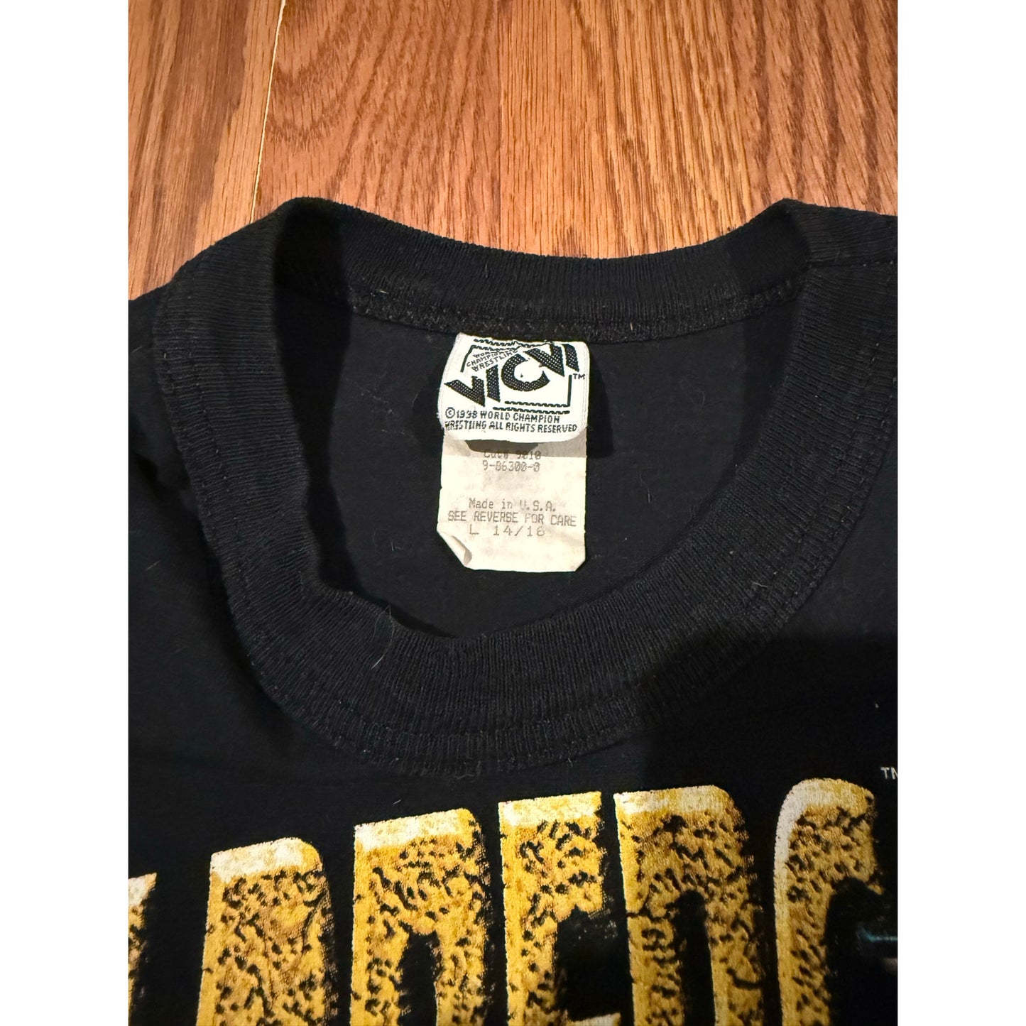 True Vintage 90s Goldberg Jackhammer w/ yellow Sleeves