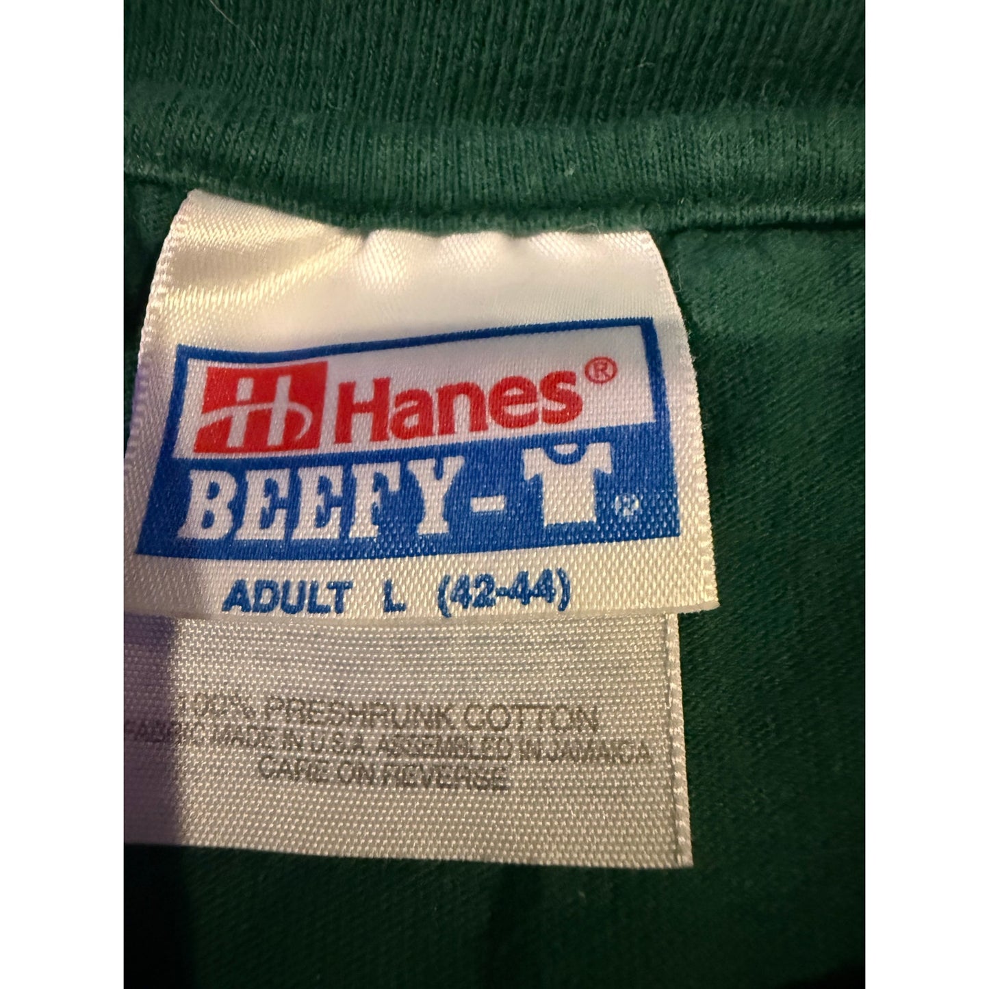 1997 Greenbay Packers Super Bowl Single Stitch Size Large
