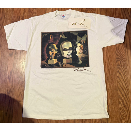 90s Dalí Serigraphia Museum Shirt w/ tag Old Age, Adolescence and Infancy