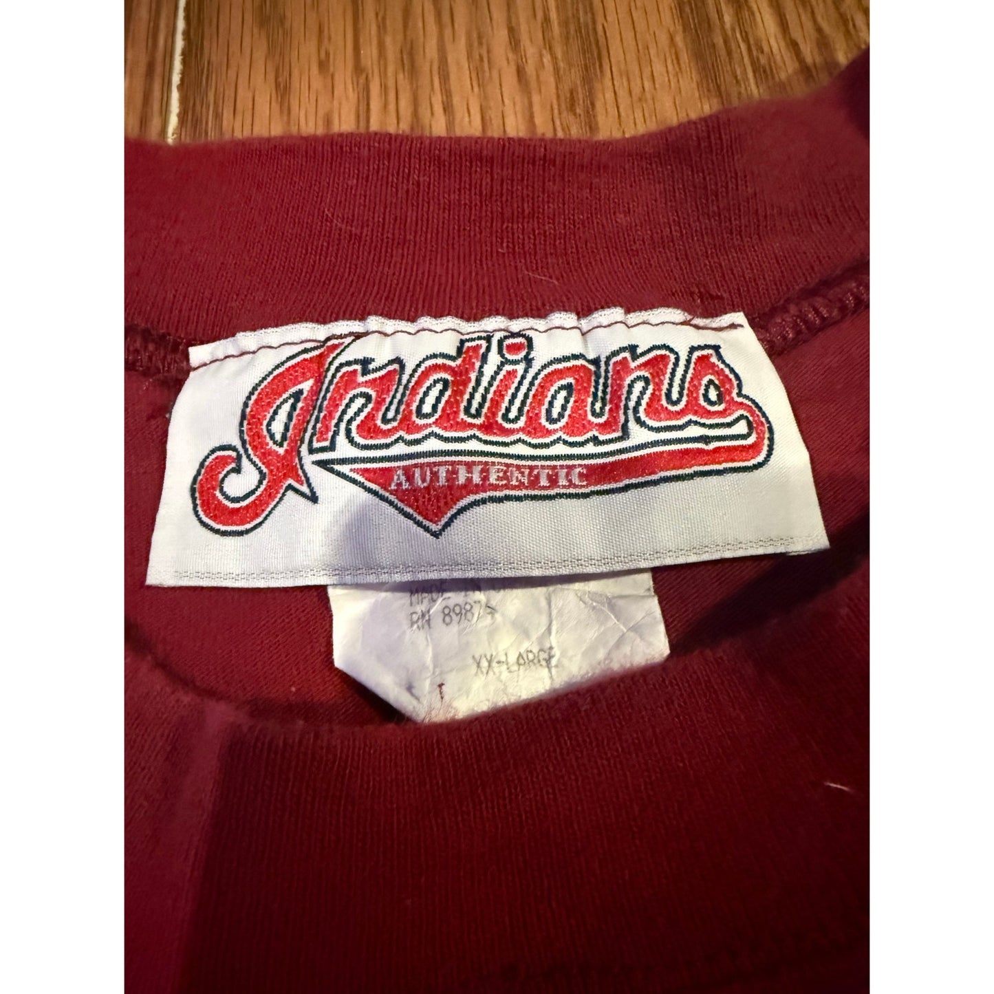 Cleveland Indians Baseball Size 2Xl