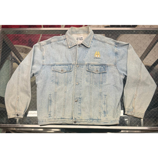 15th Ann. of wheel of fortune denim jacket
