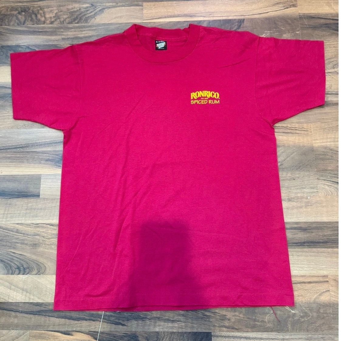 Hot Pink Single Stitch RonRico Rum Size XL