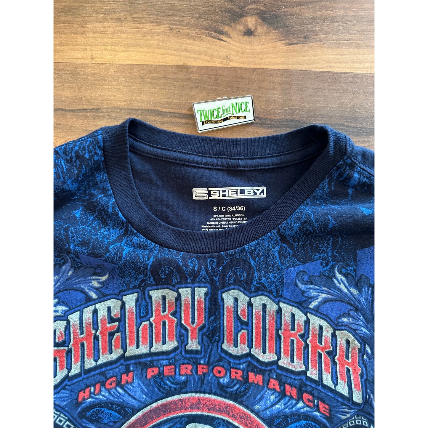 Modern Shelby Cobra Full Front Graphic Size Small