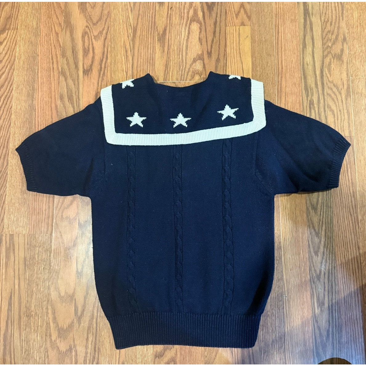 90s Bechamel Nautical Knit Top Size Medium