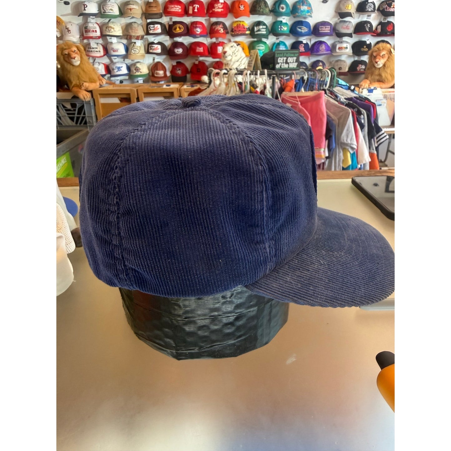 Santa Fe Railroad Corduroy Snap Back Hat