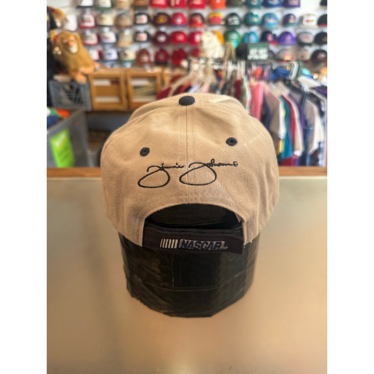 Jimmie Johnson Lowes Racing Hat Velcro Back