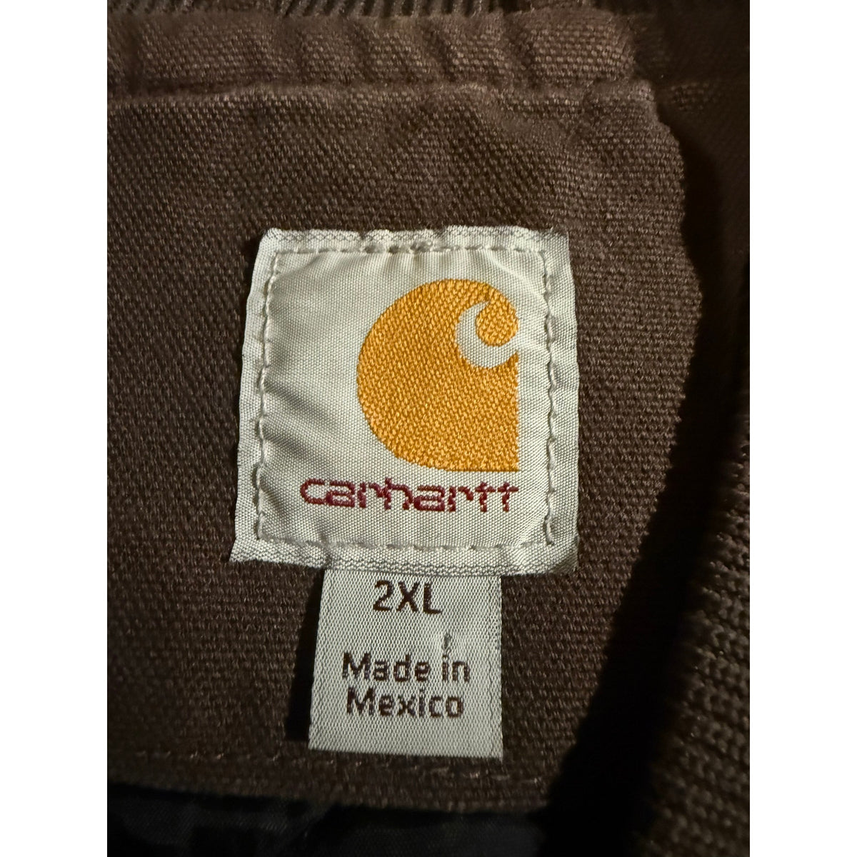 Carhartt V02 Duck Canvas Insulated Vest Thinsulate size 2xl