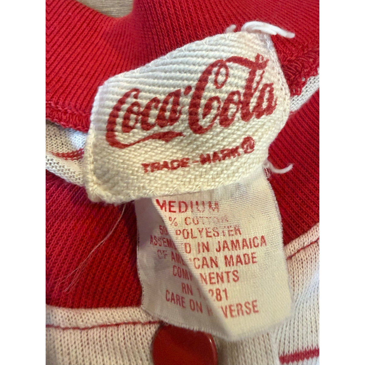 80s Coca Cola One Piece Sleepwear size medium