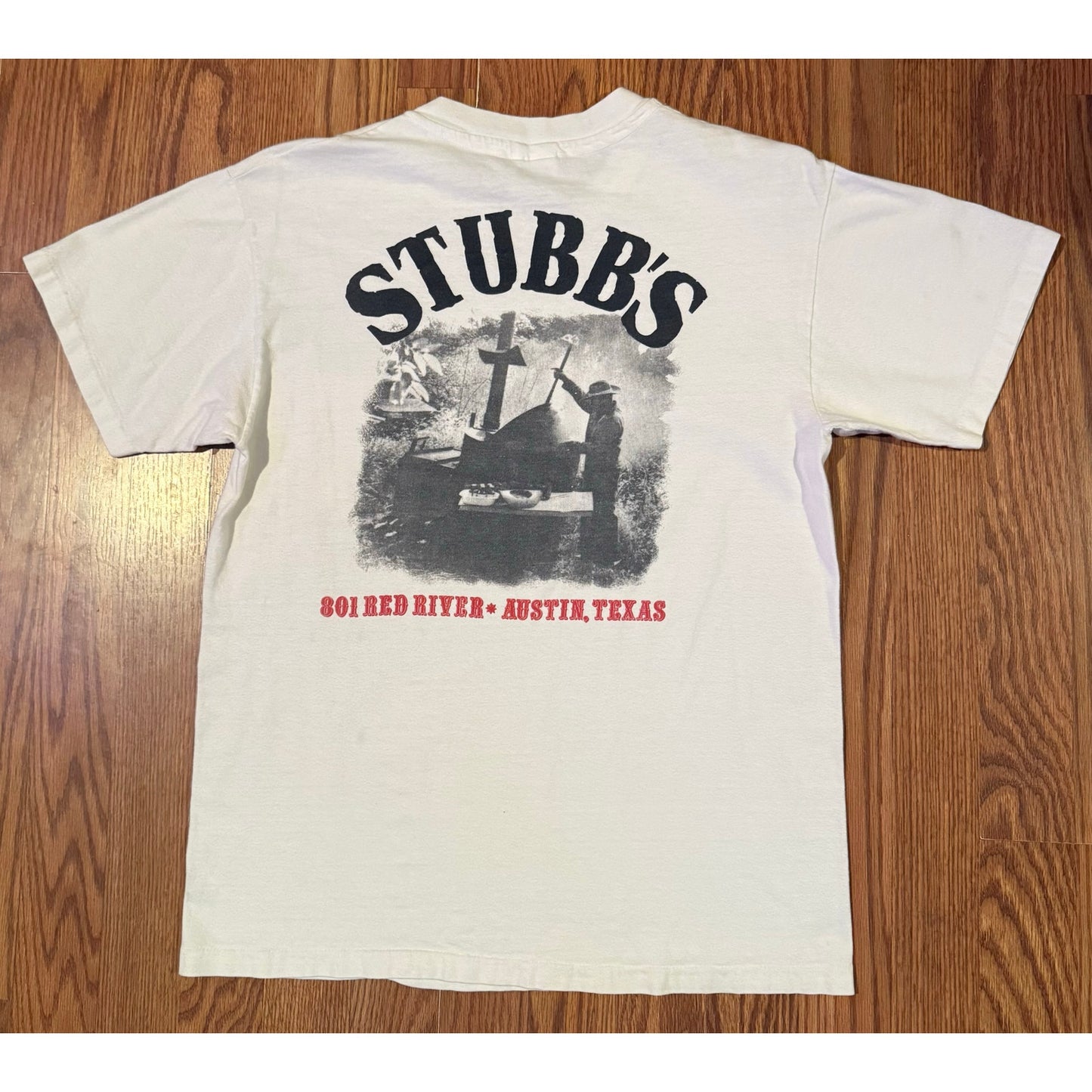 Early 90s Stubbs Legendary BBQ pocket Tee