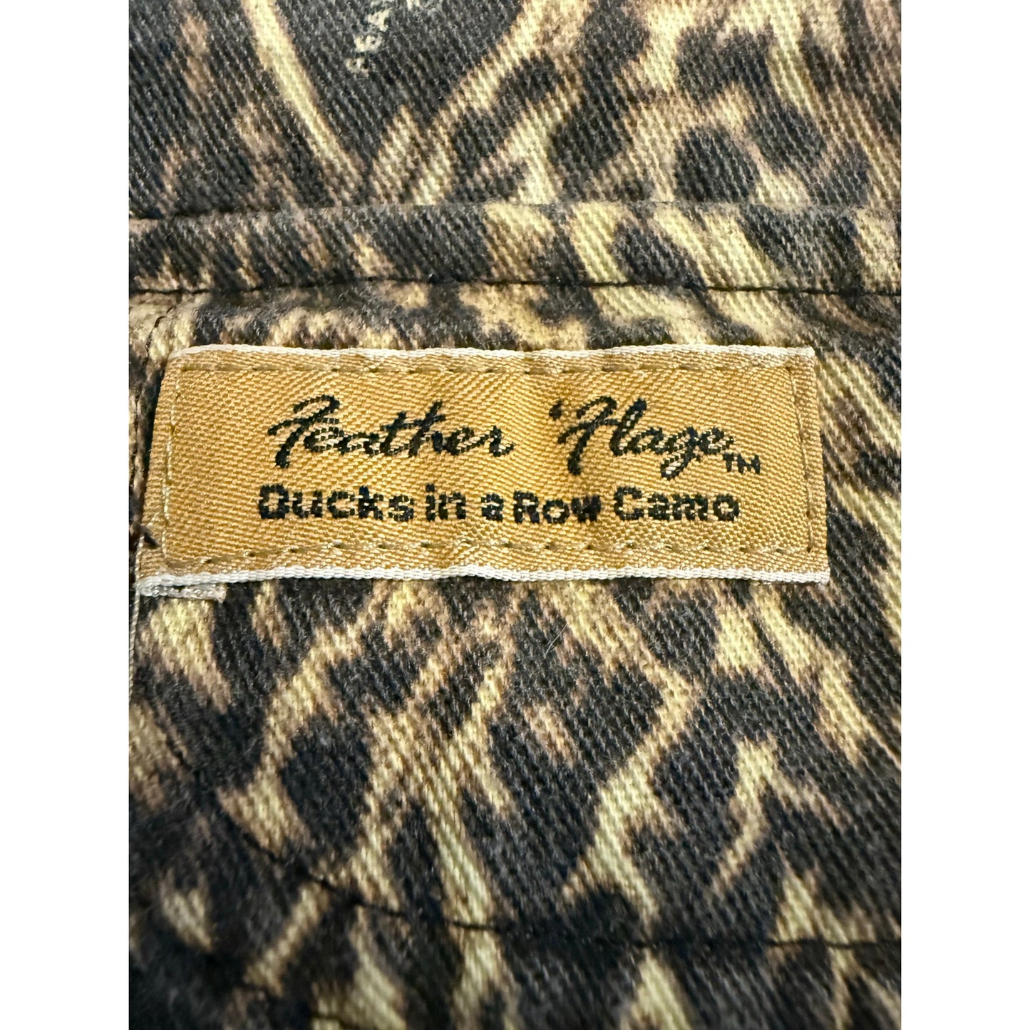Y2K Ducks In A Row Camo Button Down Size 4XL