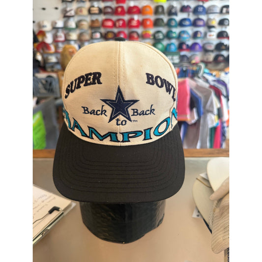 1990s Dallas Cowboys Back 2 Back Champions Snap Back
