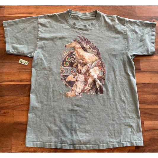 Vintage Horse Native Design Size Large