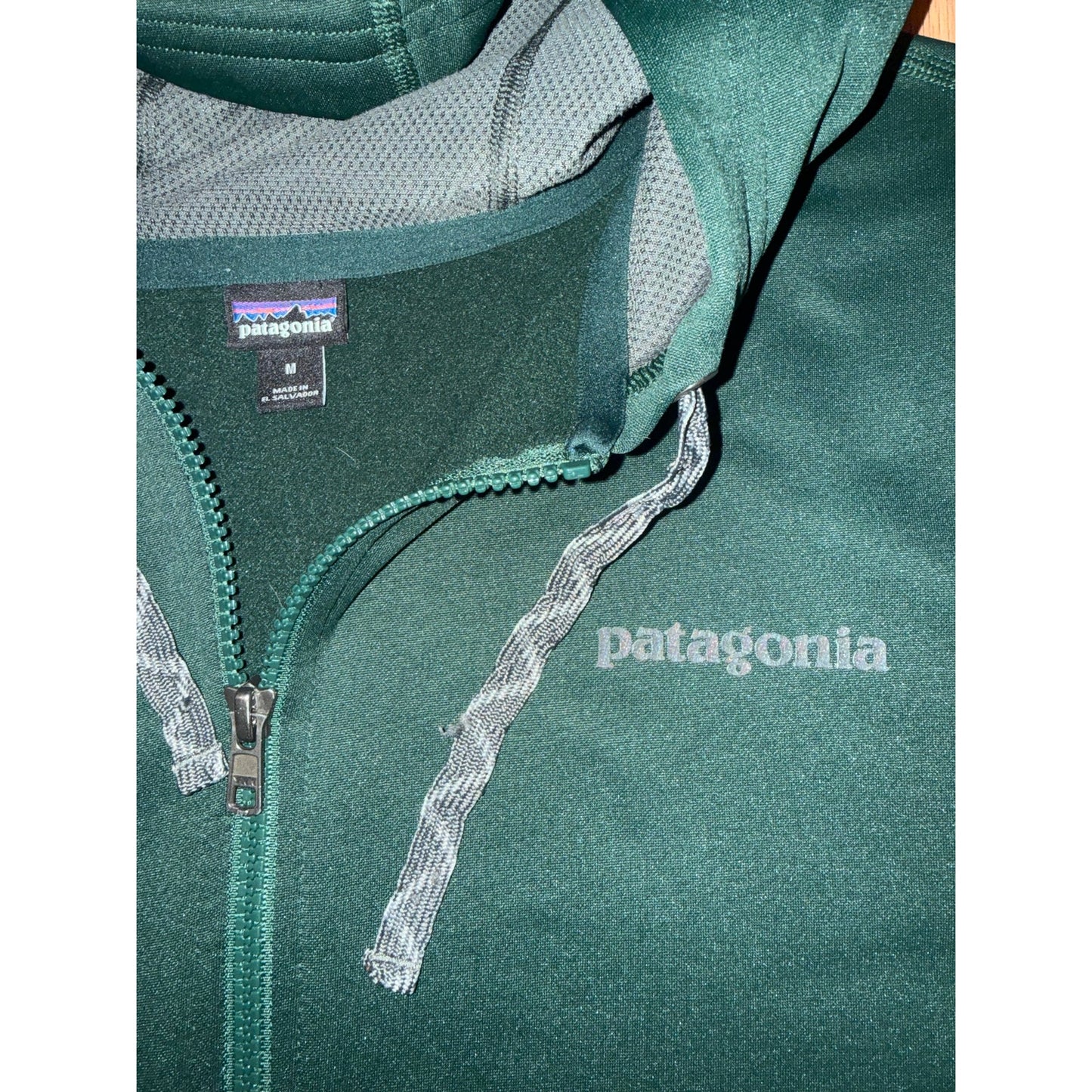 Patagonia Green Full-Zip Hoodie Performance Jacket Men’s Medium