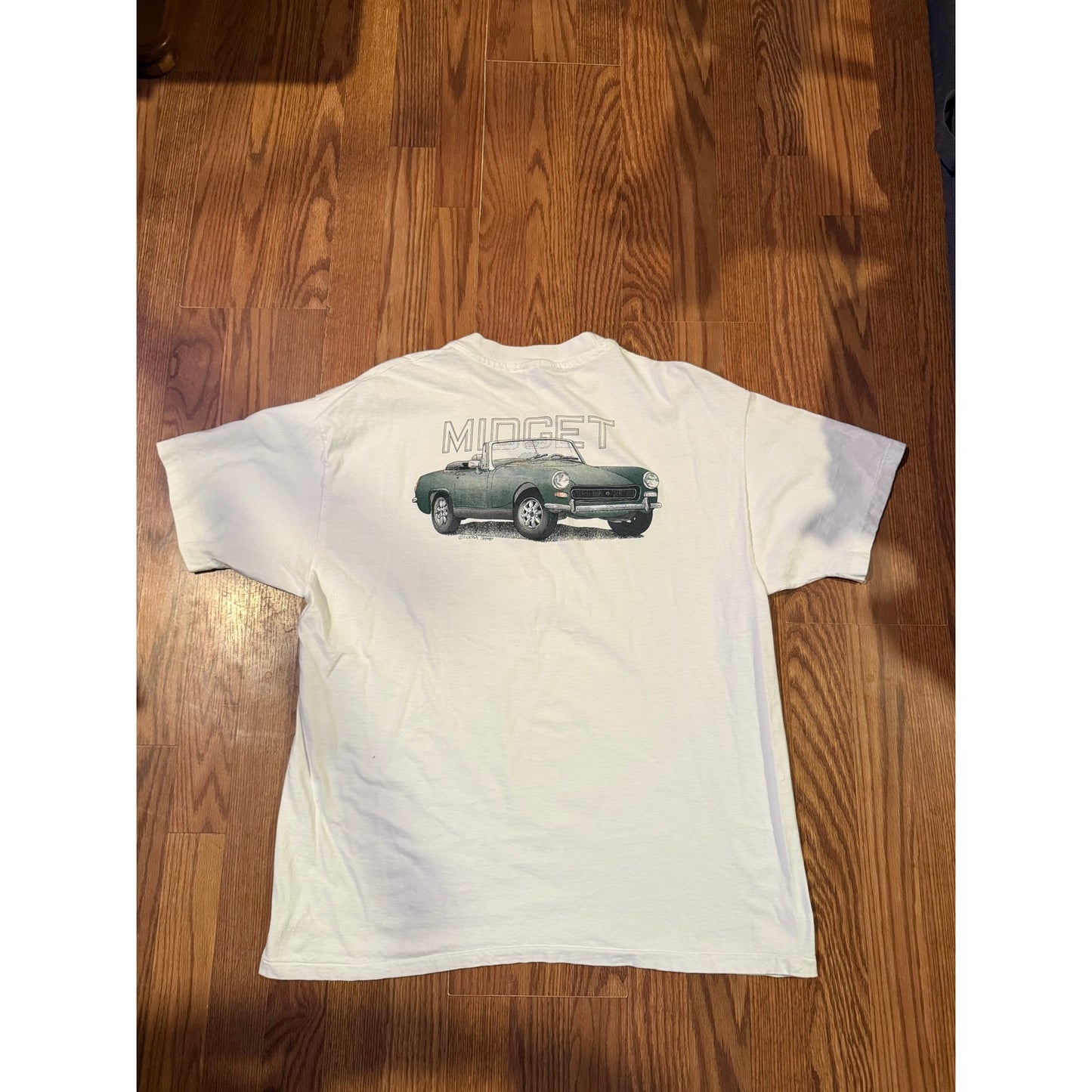 MG Midget Single Stitch Car Shirt Size XL