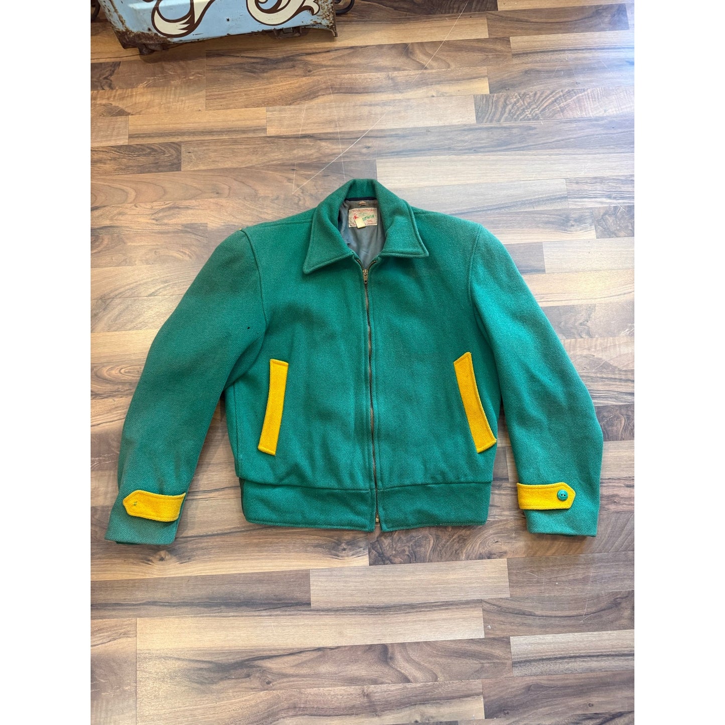 40s/50s Butwin Varsity Jacket Size Medium