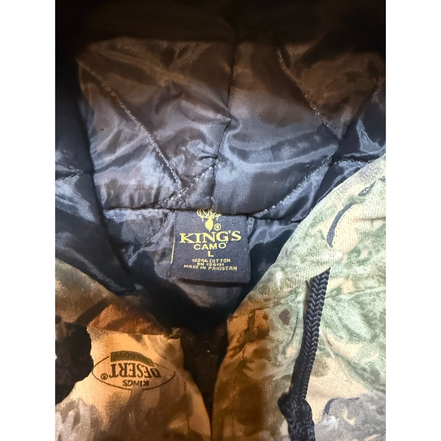 Kings Camo Classic Bomber Desert Shadow Size Large