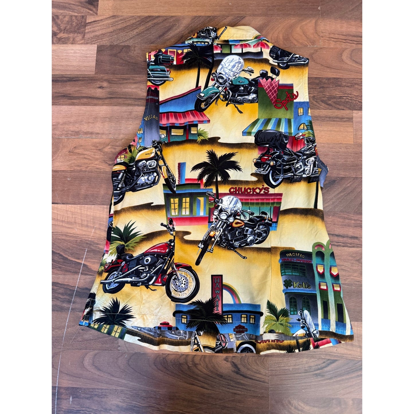 Harley Sleeveless Tropical Size Md