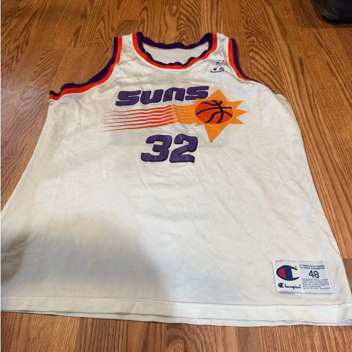 90s Phoenix Suns Jason Kidd Basketball Jersey Size 48