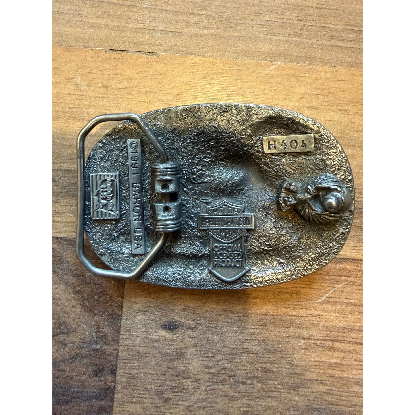 Born in The USA Harley Belt Buckle H404 1991