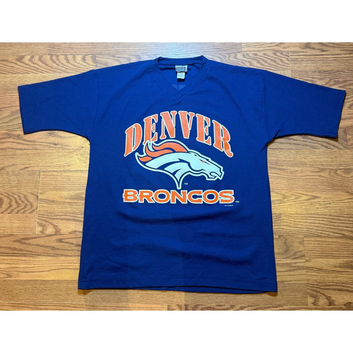 Sport Attack Denver Broncos T. Davis Jersey 1998 Size Large