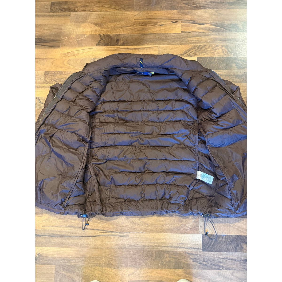 Polo Ralph Lauren Chocolate Puffer Jacket Size XXL