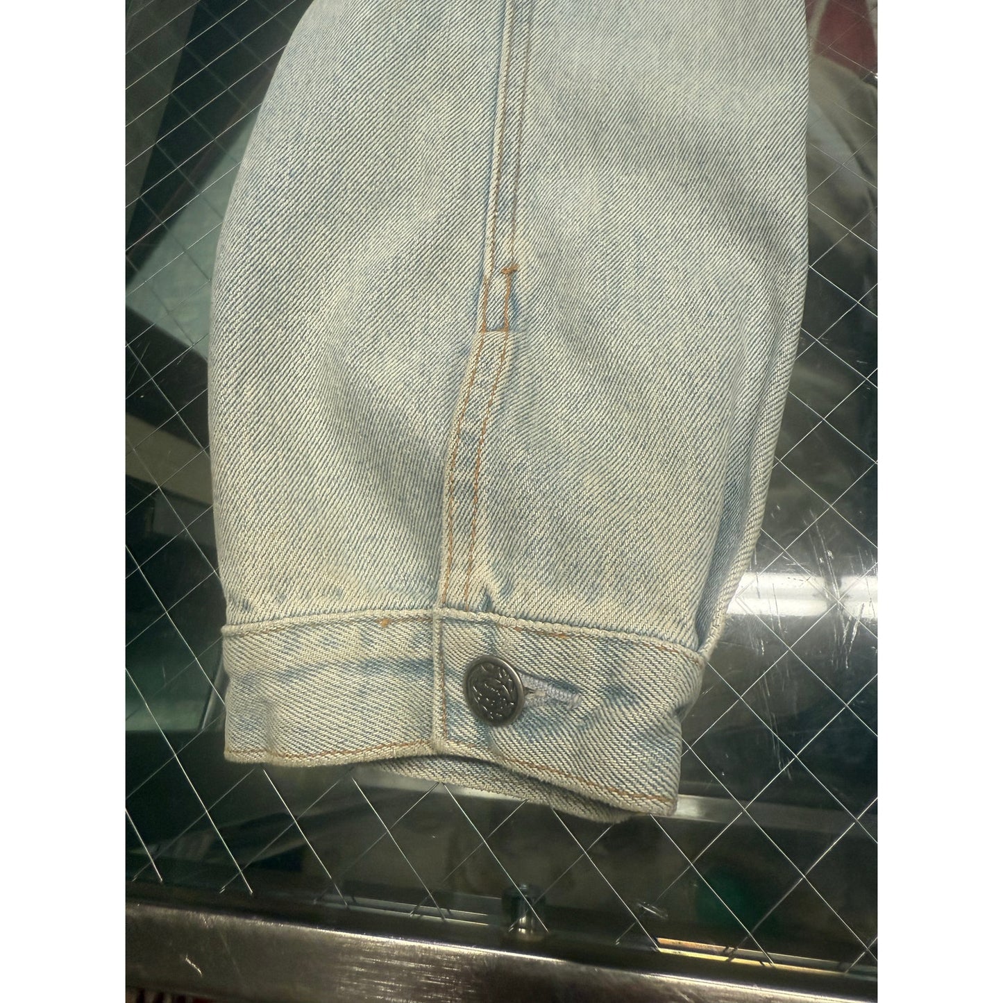 15th Ann. of wheel of fortune denim jacket