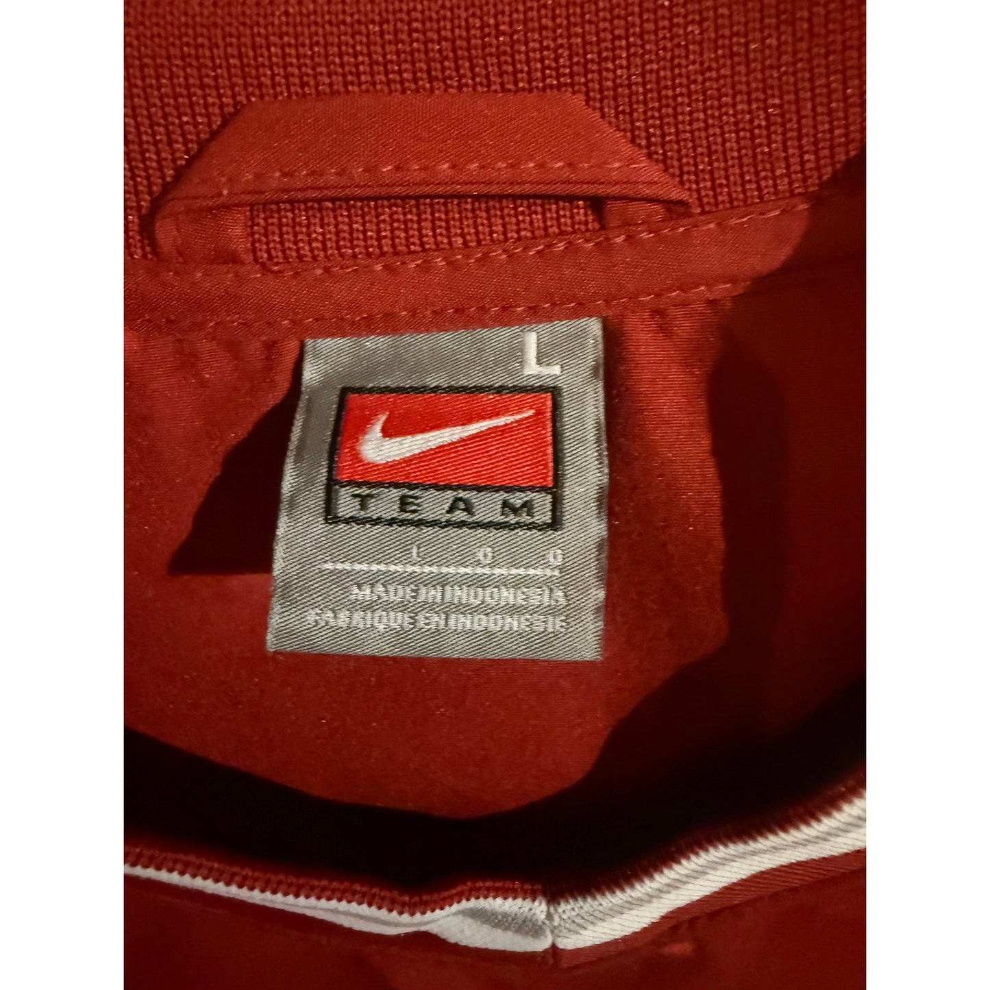 Team Nike Oklahoma University OU Pull Over Size Large