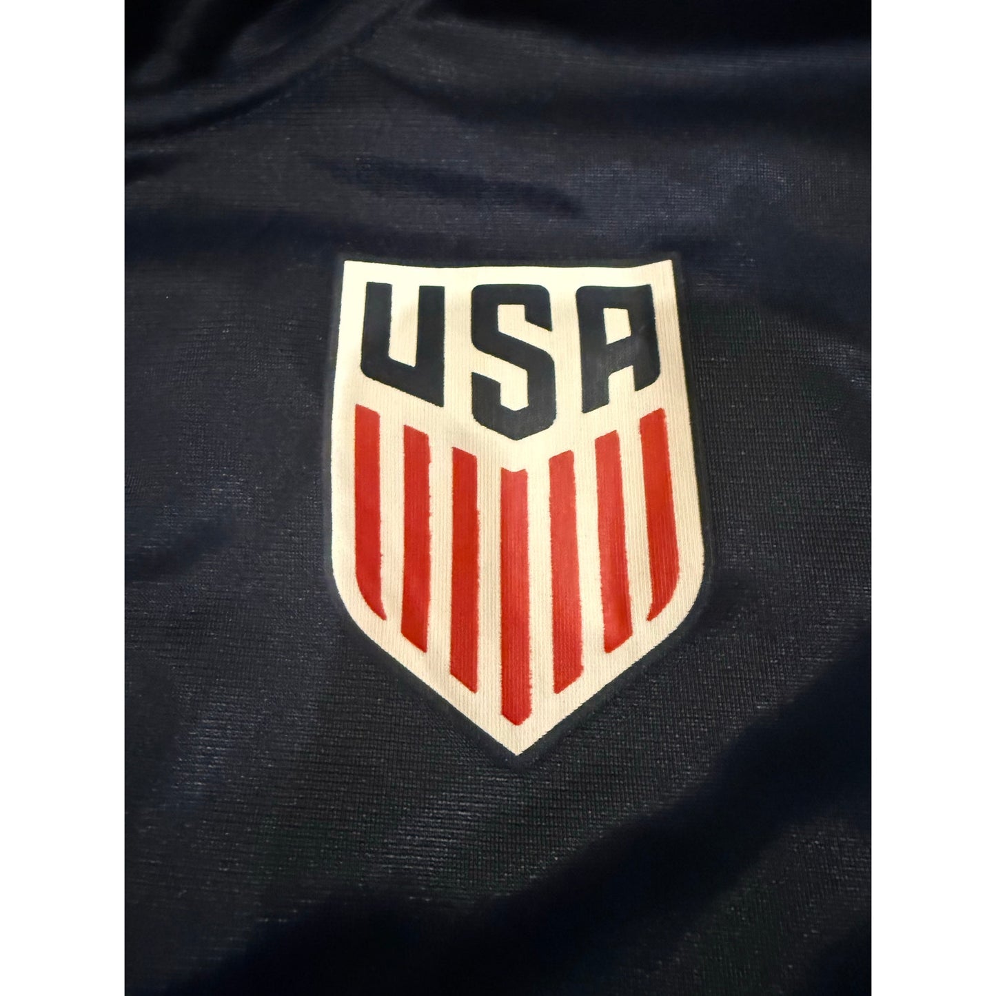 USA Soccer Full-Zip Track Jacket – Navy Blue – Size XL
