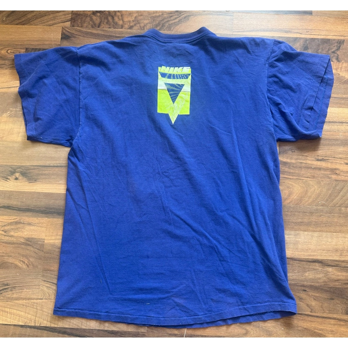 90s Nike Single Stitch Neon Fade Logo Size XL