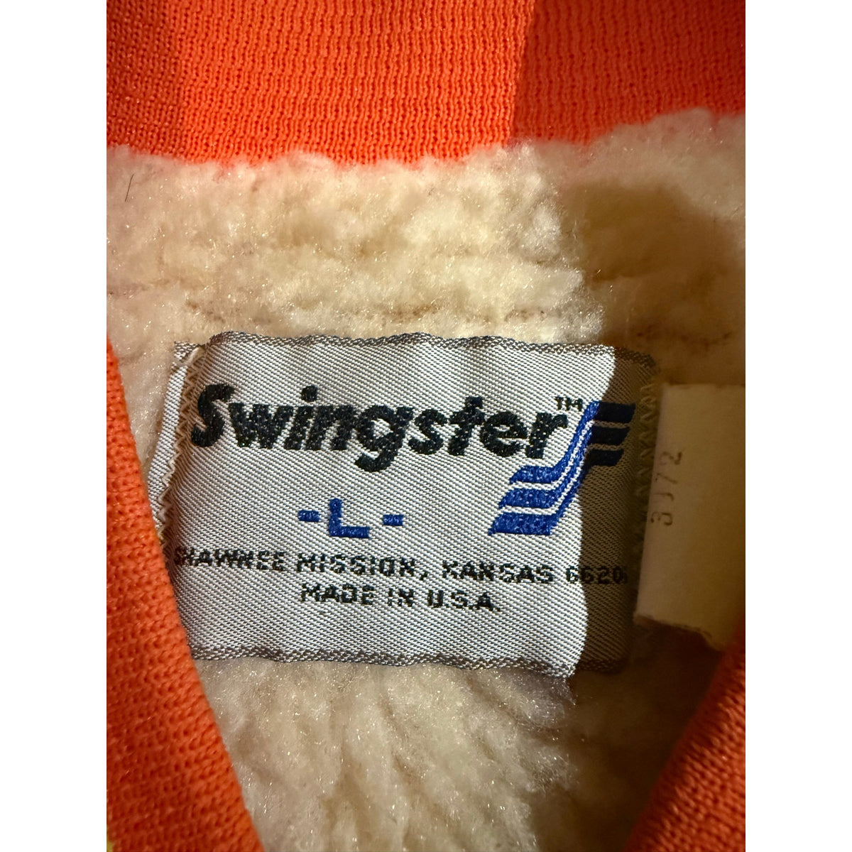 80s Swingster GARST Satin Sherpa Lined Jacket size Large