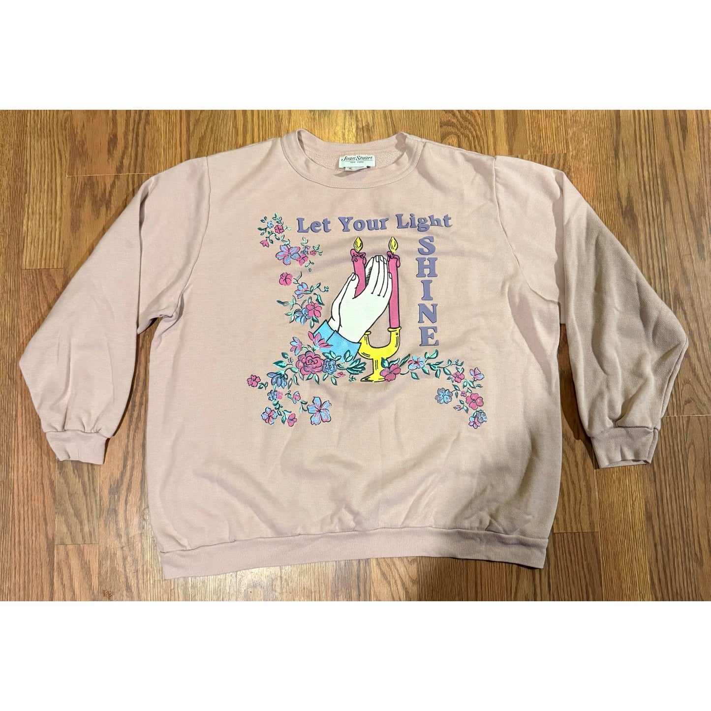 80s Let Your Light Shine Crewneck Size XL
