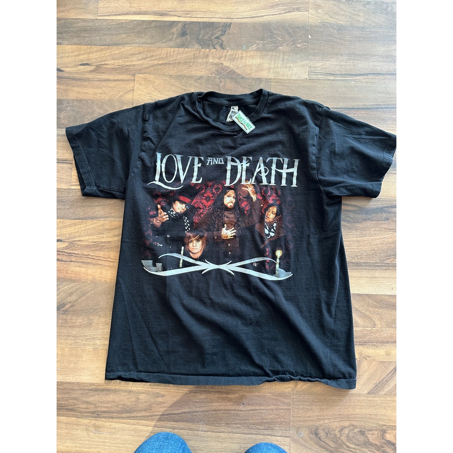 Vintage Love and Death Band Tee Size Small