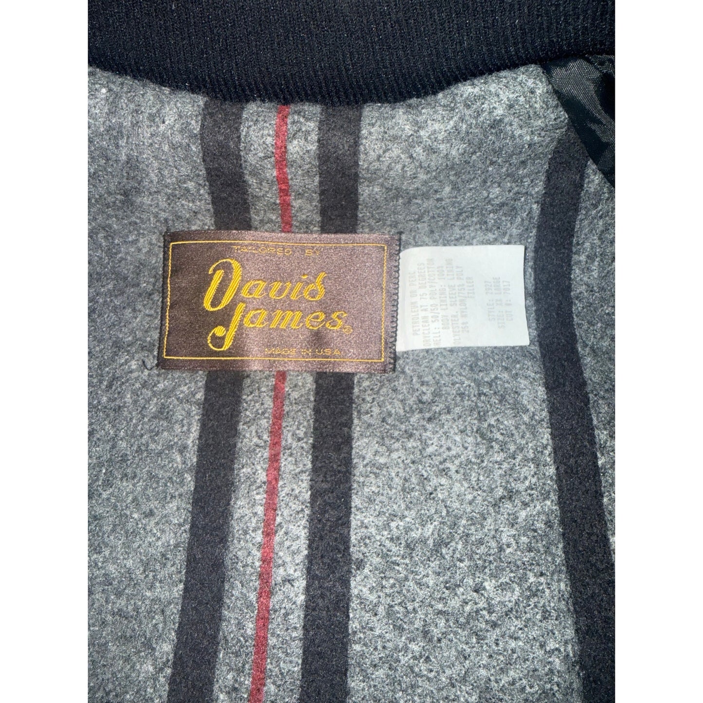 Vintage David James Southwestern blanket Jacket Made in USA