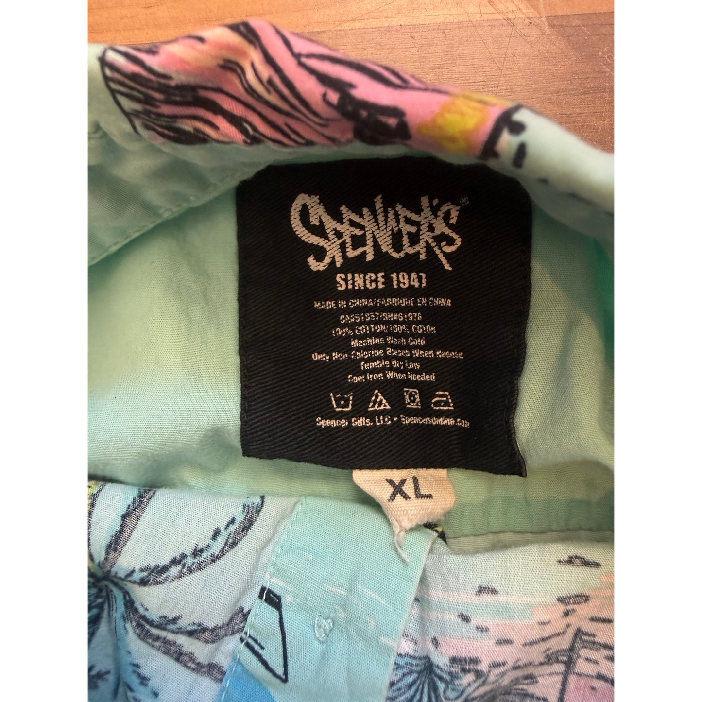 Grim Reaper hidden floral button up Size XL