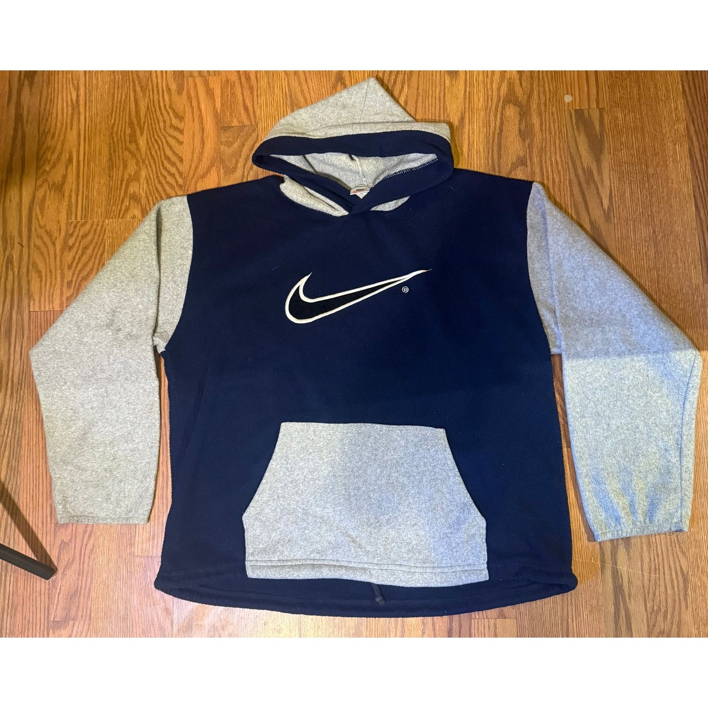 Nike Color Block Fleece Hoodie Size Large