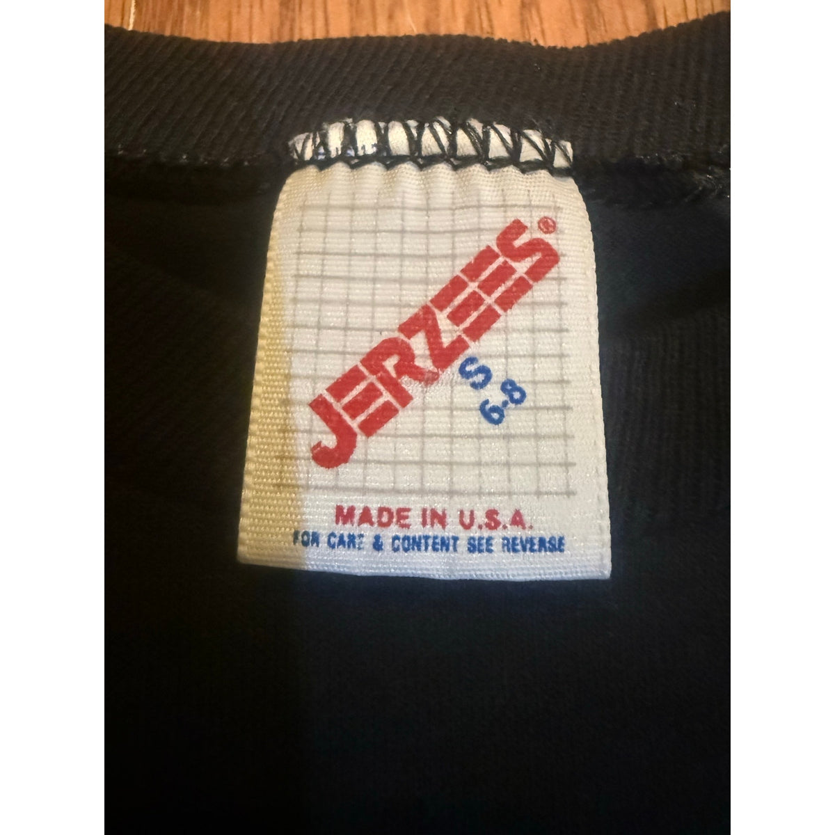 Texas Tech Youth Single Stitch Sleeves Size Small (6-8)