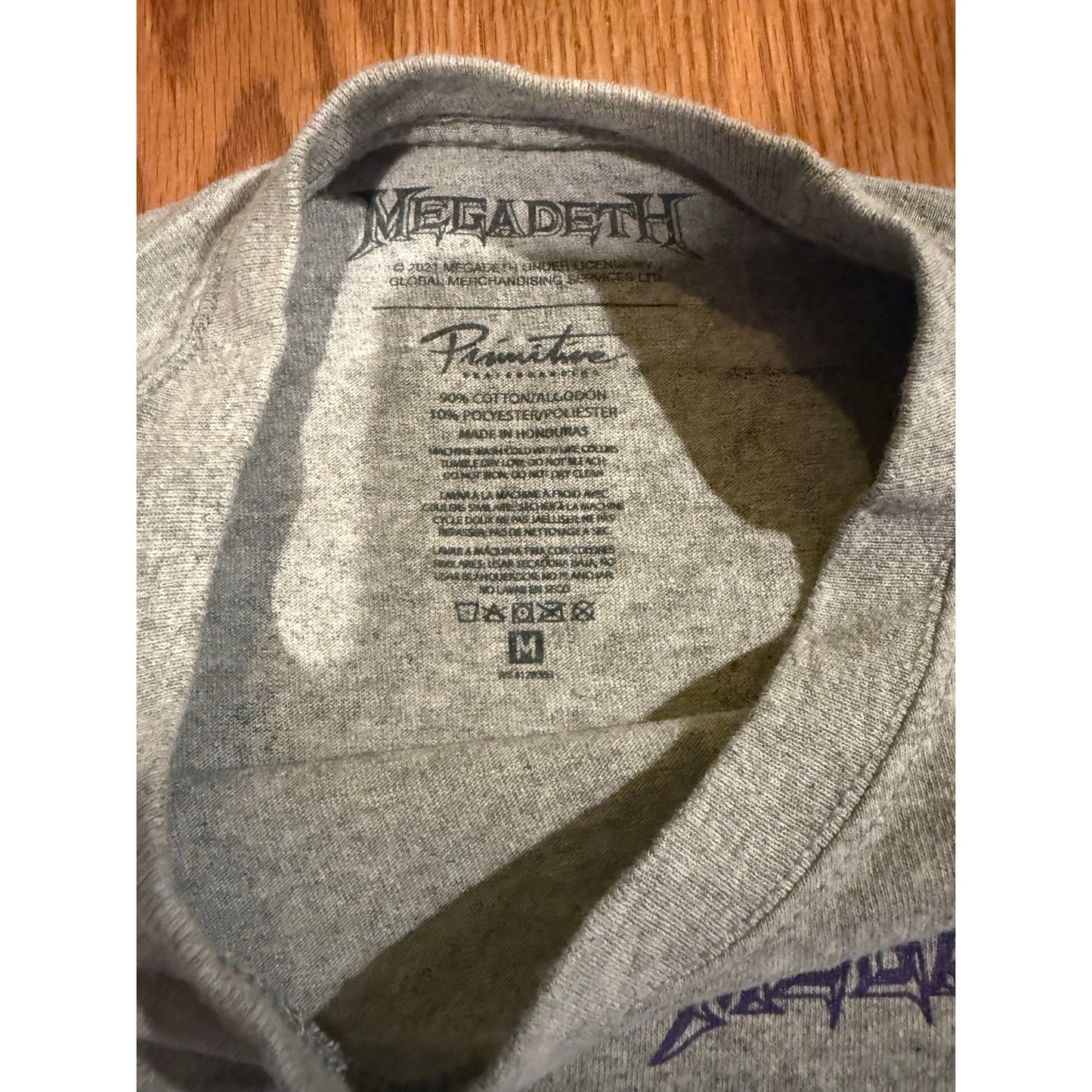 Primitive X Megadeth (Gray) Size Medium
