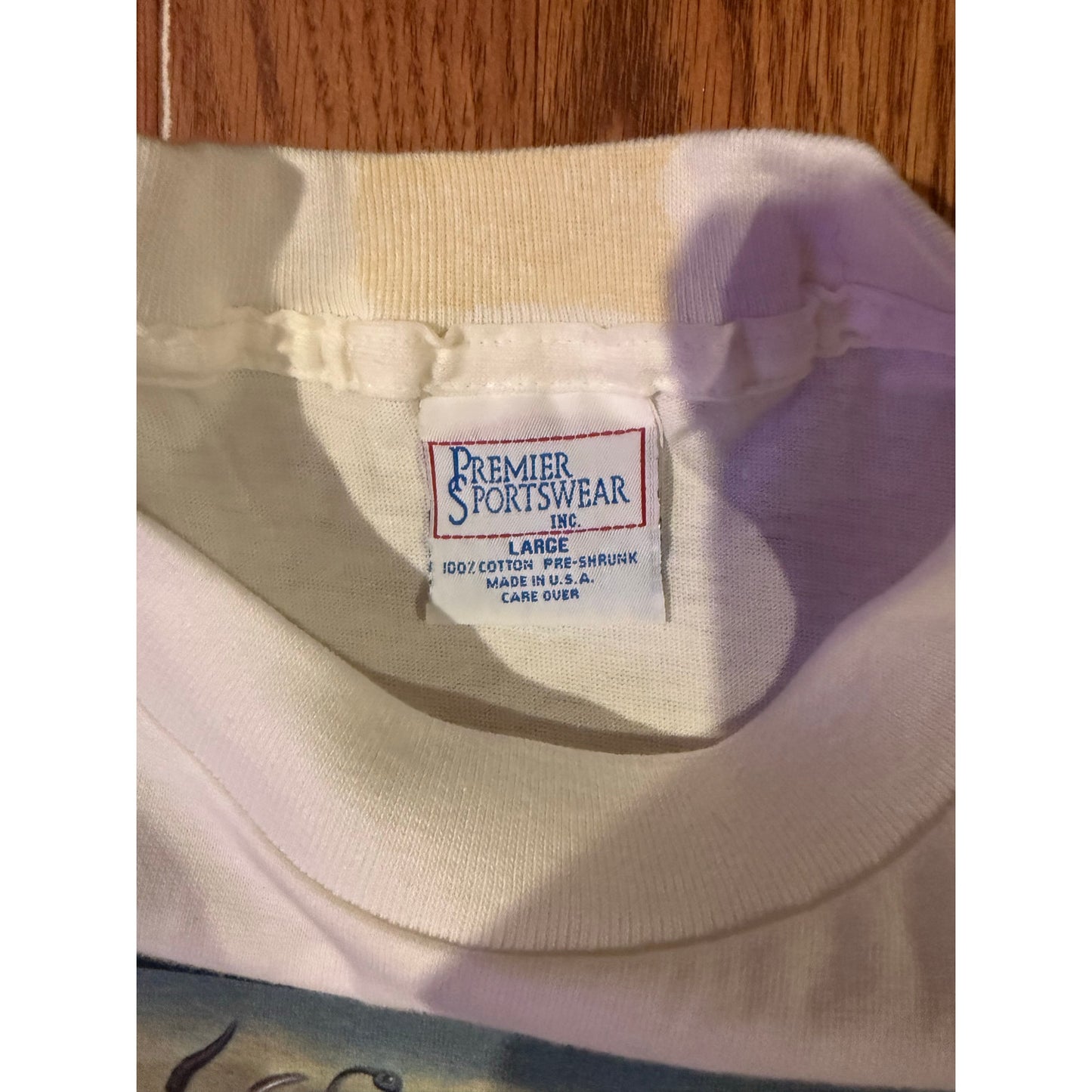 Vintage 1990s Salvador Dalí Museum Art T-Shirt | Premier Sportswear | Made in USA | Large