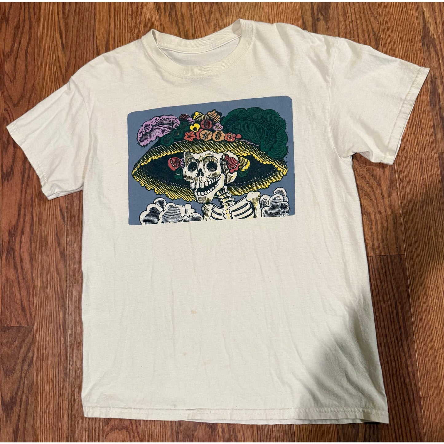 José Guadalupe Posada Dia De Los Muertos in Color Size  Medium