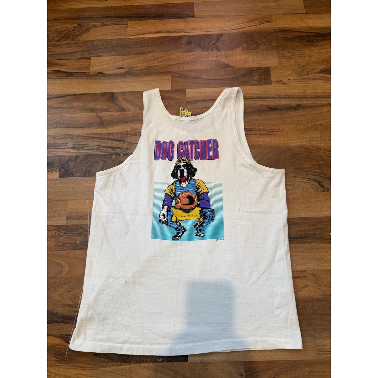 Big Dogs Dog Catcher Tank Top Size Large Single Stitch